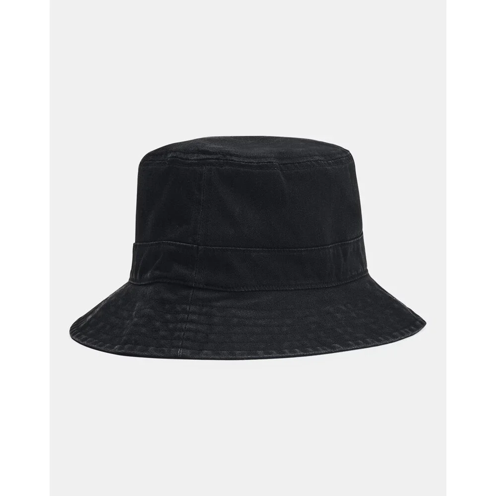 Under Armour Essential 1376704-001 Bucket Hat Men's L Black Twill Cotton UPS1340